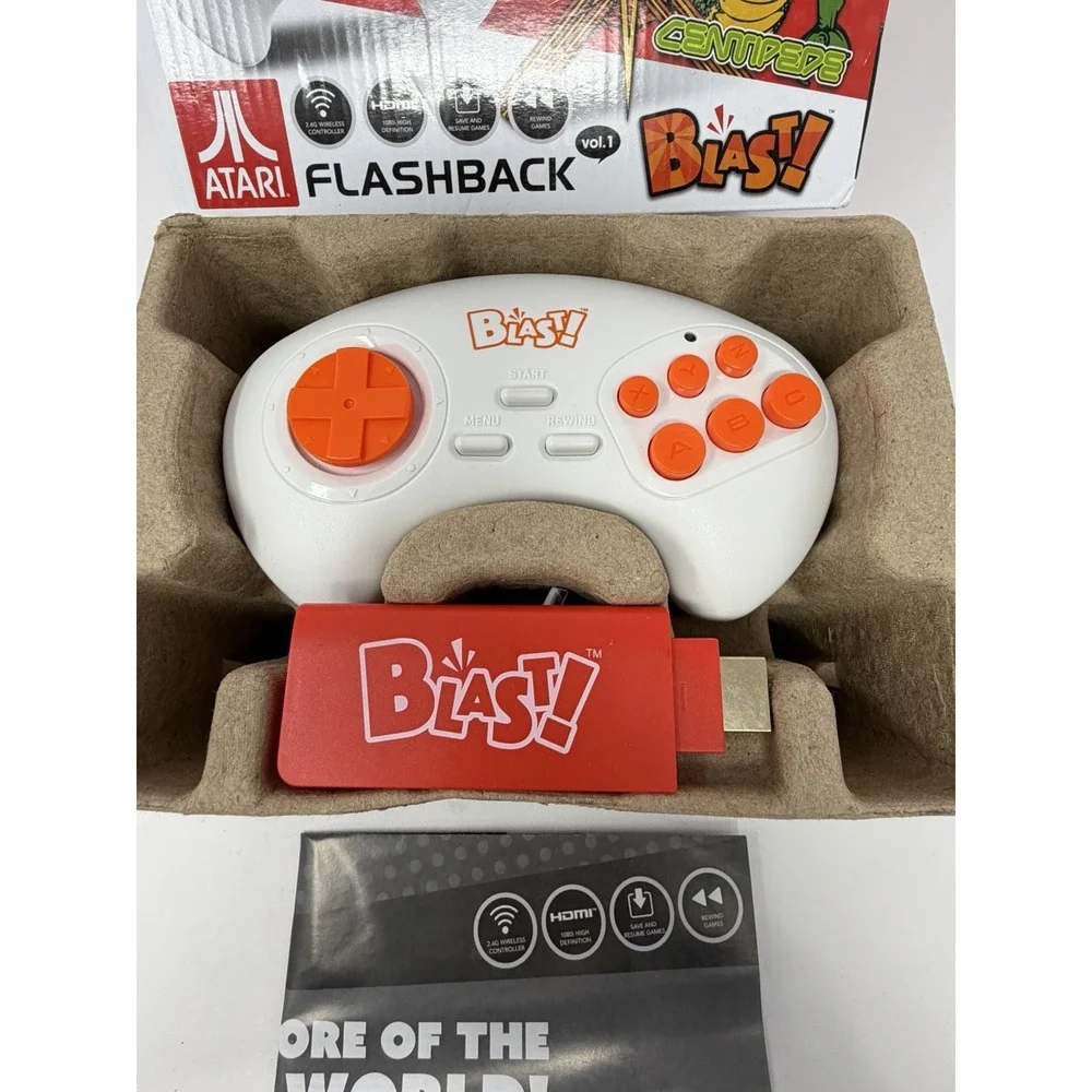 AtGames‎ Atari Flashback Blast! 20 Built-In Retro Games Wireless HDMI Connection